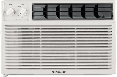 Frigidaire - 450 sq ft Window-Mounted Compact Air Conditioner - White-Front_Standard 
