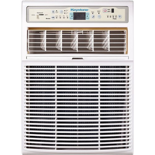 Keystone 350 sq ft Slider/Casement Window Air Conditioner - White