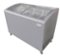 Premium Levella - 9.5 Cu Ft Chest Freezer with Curved Glass Top - White-Front_Standard
