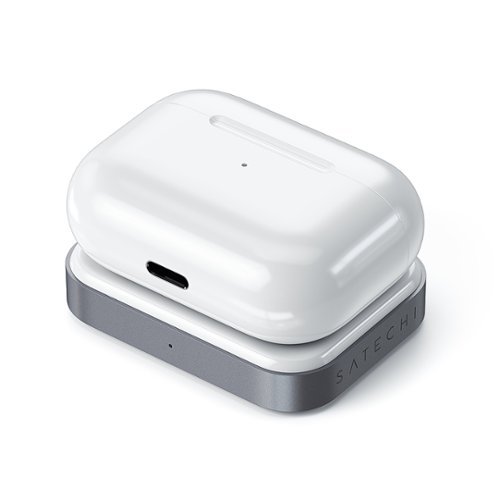 Satechi USB-C Wireless Charging Dock for AirPods - Gray/White GLOBAL SHIPPING