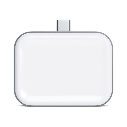 Satechi USB-C Wireless Charging Dock for AirPods - Gray/White BUY IN UAE
