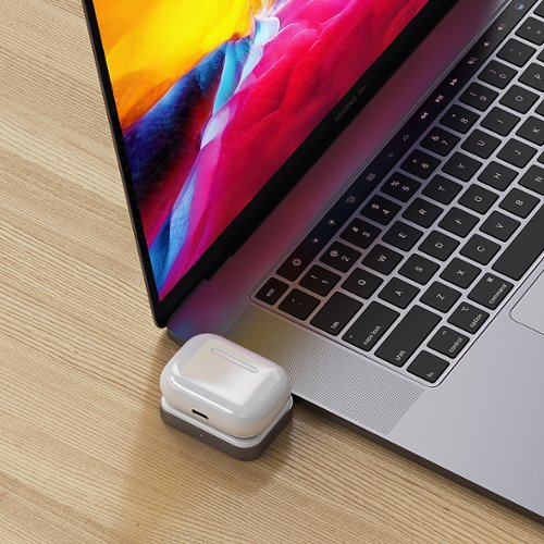 Satechi USB-C Wireless Charging Dock for AirPods - Gray/White BUY IN UK