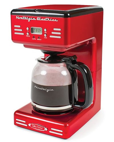 Nostalgia - Retro 12-Cup  Coffee Maker - Red