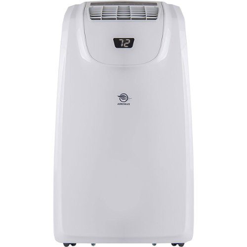 AireMax - 500 Sq. Ft 8,000 BTU Portable Air Conditioner with 11,000 BTU Heater - White