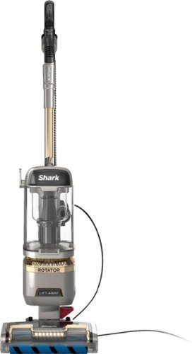 Shark - Rotator Lift-Away ADV DuoClean Engage Upright Vacuum with Self-Cleaning Brushroll - Silver
