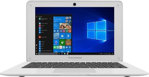 Thomson - Geek Squad Certified Refurbished NEO 10.1" Laptop - Intel Atom - 4GB Memory - 64GB eMMC - White-Front_Standard 