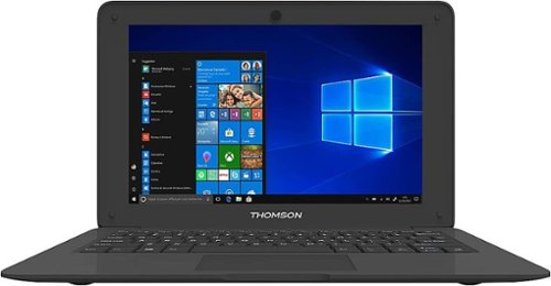Thomson - Geek Squad Certified Refurbished NEO 10.1" Laptop - Intel Atom - 4GB Memory - 64GB eMMC - Black-Front_Standard 