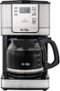 Mr. Coffee - 12-Cup Coffee Maker with Strong Brew Selector - Stainless Steel-Front_Standard 