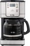 Mr. Coffee - 12-Cup Coffee Maker with Strong Brew Selector - Stainless Steel-Front_Standard
