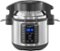 Crock-Pot - 8-Qt. Express Crock Programmable Slow Cooker and Pressure Cooker with Air Fryer Lid - Stainless Steel-Front_Standard