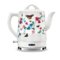 Bella - 1.5L Ceramic Kettle Butterfly Pattern - White-Front_Standard 