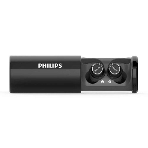 Philips - ActionFit Wireless Sports In-Ear Headphone- Black - Black