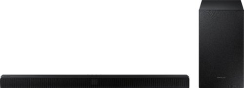 Samsung - 2.1-Channel Soundbar with Wireless Subwoofer and Dolby Audio - Black