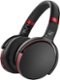 Sennheiser - HD 458BT Wireless Noise Cancelling Headphones (HD 458BT Exclusive) - Black/Red-Angle_Standard 