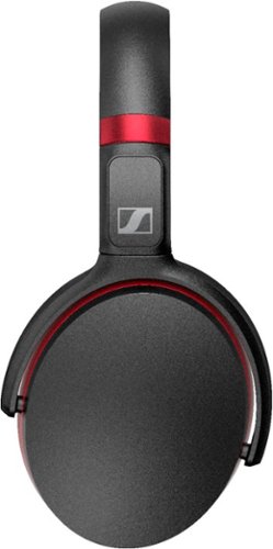 Sennheiser HD 458BT Wireless Noise Cancelling Headphones (HD 458BT Exclusive) - Black/Red GLOBAL SHIPPING
