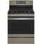 GE - 5.0 Cu. Ft. Freestanding Gas Convection Range with Self-Steam Cleaning and No-Preheat Air Fry - Slate-Front_Standard 