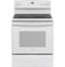GE - 5.3 Cu. Ft. Freestanding Electric Convection Range with Self-Steam Cleaning and No-Preheat Air Fry - White-Front_Standard