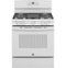 GE - 5.0 Cu. Ft. Freestanding Gas Range with Self-cleaning and Power Boil Burner - White on White-Front_Standard