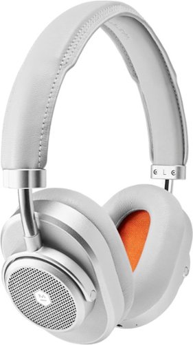 Master & Dynamic - MW65 Wireless Noise Cancelling Over-the-Ear Headphones - Silver & Gray-Angle_Standard 