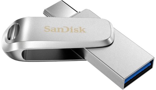 SANDISK Ultra Dual Drive Luxe 64GB USB 3.1, USB Type-C Flash Drive - Silver GLOBAL SHIPPING