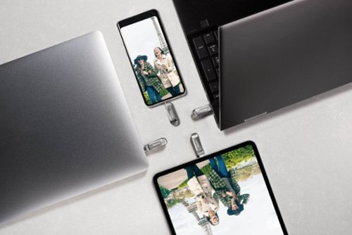 SANDISK Ultra Dual Drive Luxe 64GB USB 3.1, USB Type-C Flash Drive - Silver SHOP ONLINE