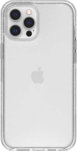 OtterBox Symmetry Series Clear - Back cover for cell phone - polycarbonate, synthetic rubber - stardust (glitter) - for Apple iPhone 12 Pro Max