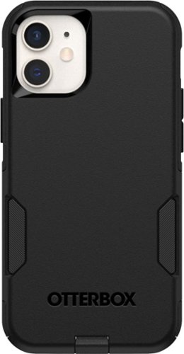 OtterBox Commuter Series - Back cover for cell phone - black - for Apple iPhone 12 mini