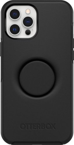 OtterBox - Otter + Pop Series for Apple® iPhone® 12 Pro Max - Black