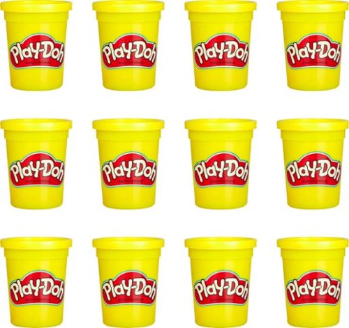  Play-Doh - Bulk 12-Pack of Non-Toxic Modeling Compound, 4-Ounce Cans - Yellow