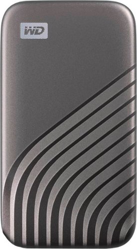 WD - My Passport 500GB External USB Type-C Portable Solid State Drive - Space Gray