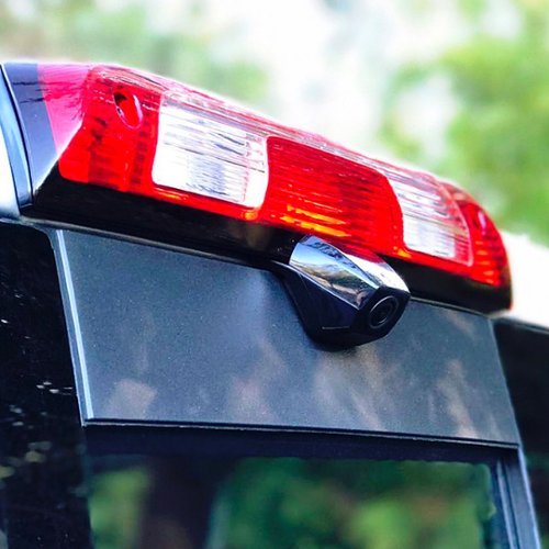 EchoMaster Third Brake Light Back-Up Camera for Select 2014-2015 Chevrolet Silverado and GMC Sierra Trucks - Black GLOBAL SHIPPING