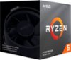AMD - Ryzen 5 3600XT 3rd Gen 6-core, 12-threads Unlocked Desktop Processor with Wraith Spire Cooler-Front_Standard
