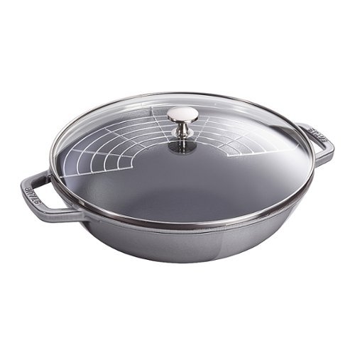 Staub - Cast Iron 4.5-qt Perfect Pan - Graphite Grey