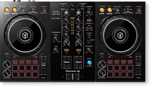 Pioneer DJ - DDJ-400 2-channel DJ controller for rekordbox - Black