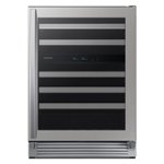 Samsung - 51-Bottle Capacity Wine Cooler - Stainless steel - Front_Standard