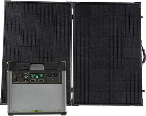 Goal Zero - Yeti Portable 3032Wh Solar Kit - Black-Front_Standard 