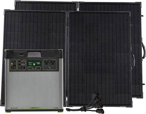 Goal Zero - Yeti Portable 6010Wh Solar Kit - Black-Front_Standard 