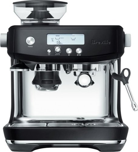 Breville - the Barista Pro Espresso Machine with 15 bars of pressure, Milk Frother and intergrated grinder - Black Truffle