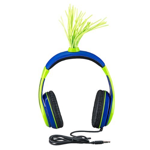 eKids  Trolls World Tour Glow in the Dark Wired Over the Ear Headphones - green GLOBAL SHIPPING