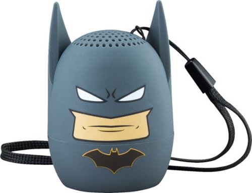 KIDdesigns Batman Bluetooth Mini Character Speaker - Black INTERNATIONAL SHIPPING
