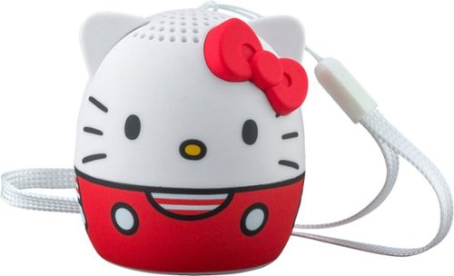KIDdesigns Hello Kitty Bluetooth Mini Character Speaker - Red INTERNATIONAL SHIPPING