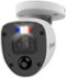 Swann - 4K SwannForceAdd on Bullet Camera w/ Siren & Police Style Flashing Lights - White-Front_Standard