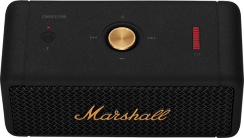 Marshall Emberton Portable Bluetooth Speaker Black/Brass 1005696