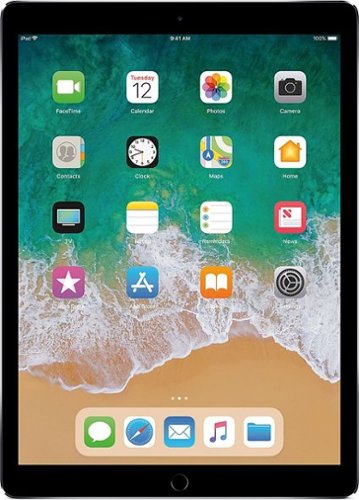 Certified Refurbished - Apple 12.9-inch iPad Pro (2nd Generation) (2017) Wi-Fi - 256GB - Space Gray-Front_Standard 