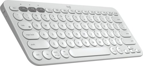 Logitech - K380 TKL Wireless Scissor Keyboard for PC, Laptop, Windows, Mac, Android, iPad OS, Apple TV - Off-White