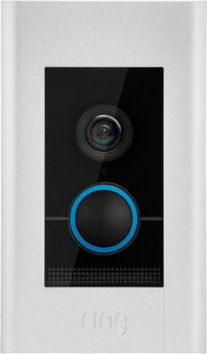 Ring - Refurbished Elite Smart Wi-Fi Video Doorbell - Wired