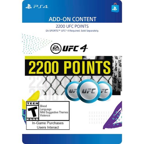 UFC 4 2,200 Points - PlayStation 4 [Digital]