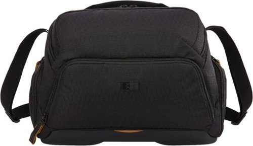 Case Logic Viso Medium DSLR/Mirrorless Camera, Drone & Lens Shoulder Bag/Case with Weather Resistant EVA Base, & Foam Compartments - Black BUY IN MIDDLE EAST