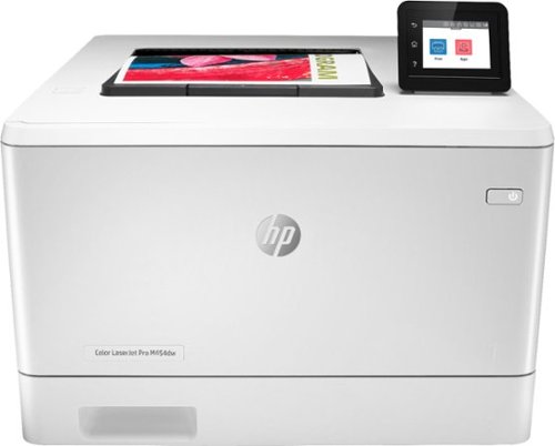 HP - Refurbished LaserJet PRO M454DW Printer - White
