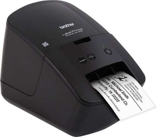 Brother QL-600 Economic Desktop Label Printer - Black WORLDWIDE DELIVERY